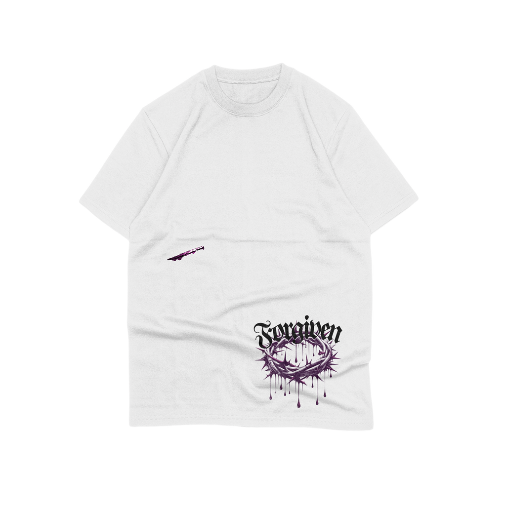 Forgiven Oversized Tee, Inspirational Design