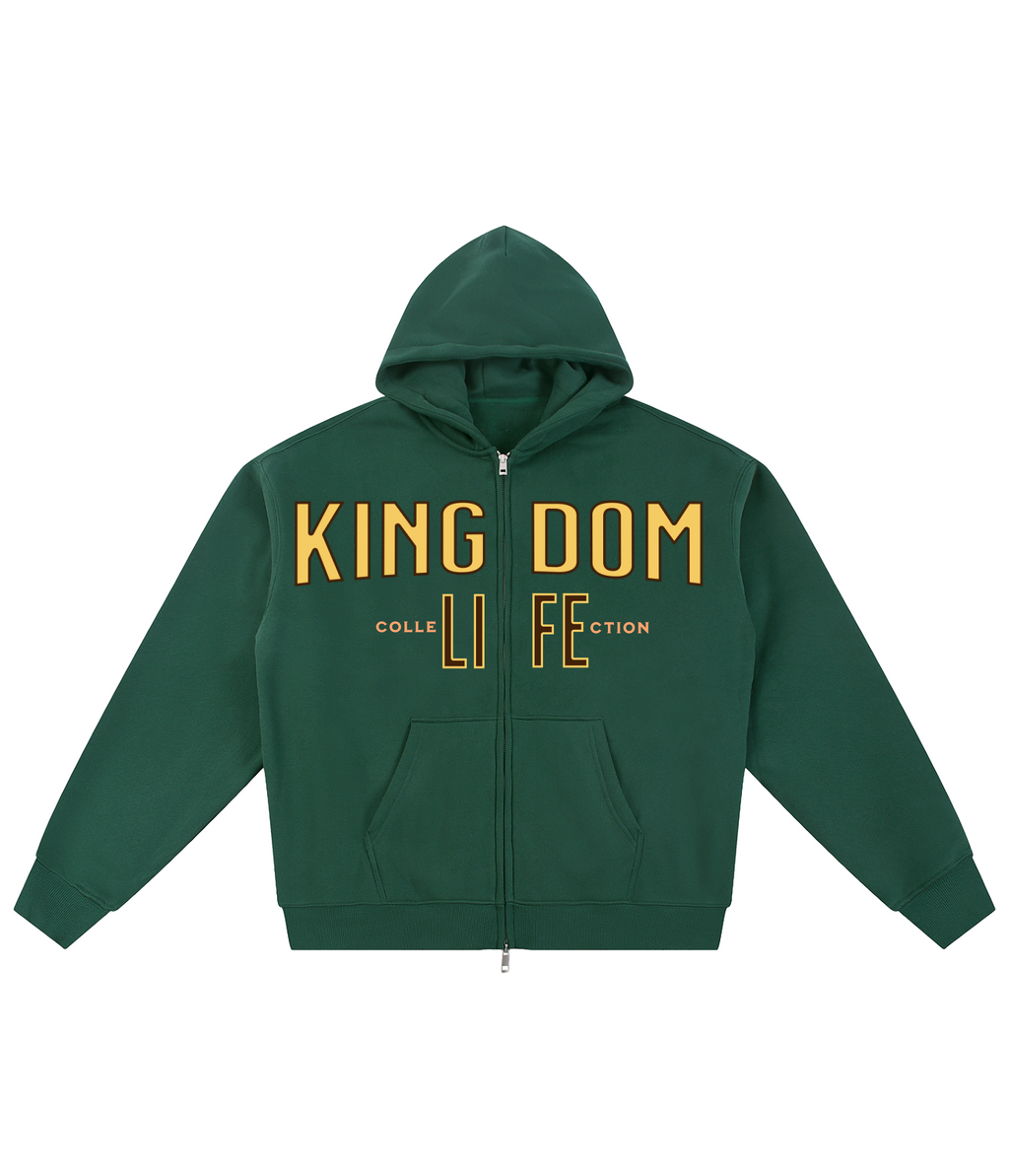 Kingdom Life Basic Zip-Through Hoodie, Spring Edition 3:16