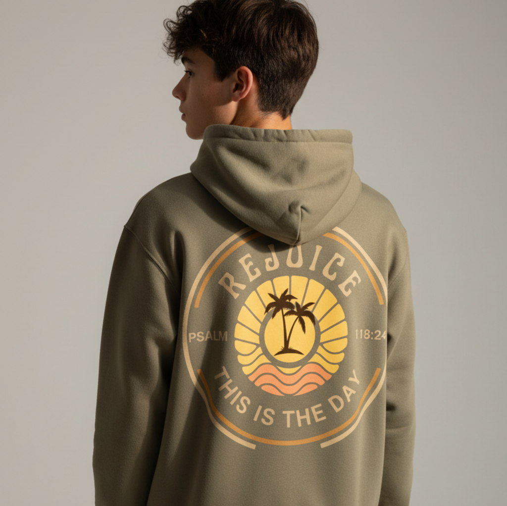 Kingdom Life Basic Zip-Through Hoodie, Spring Edition 3:16