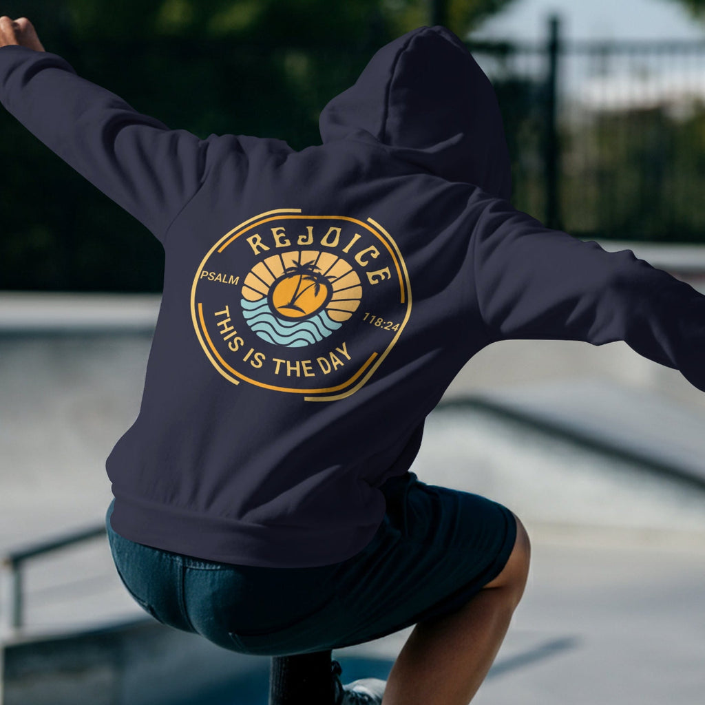 Youth KLA Rejoice Hoodie, Psalm 118:24 Inspired