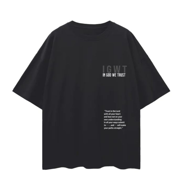 IGWT Blackout T-Shirt, Oversize Drop Shoulder